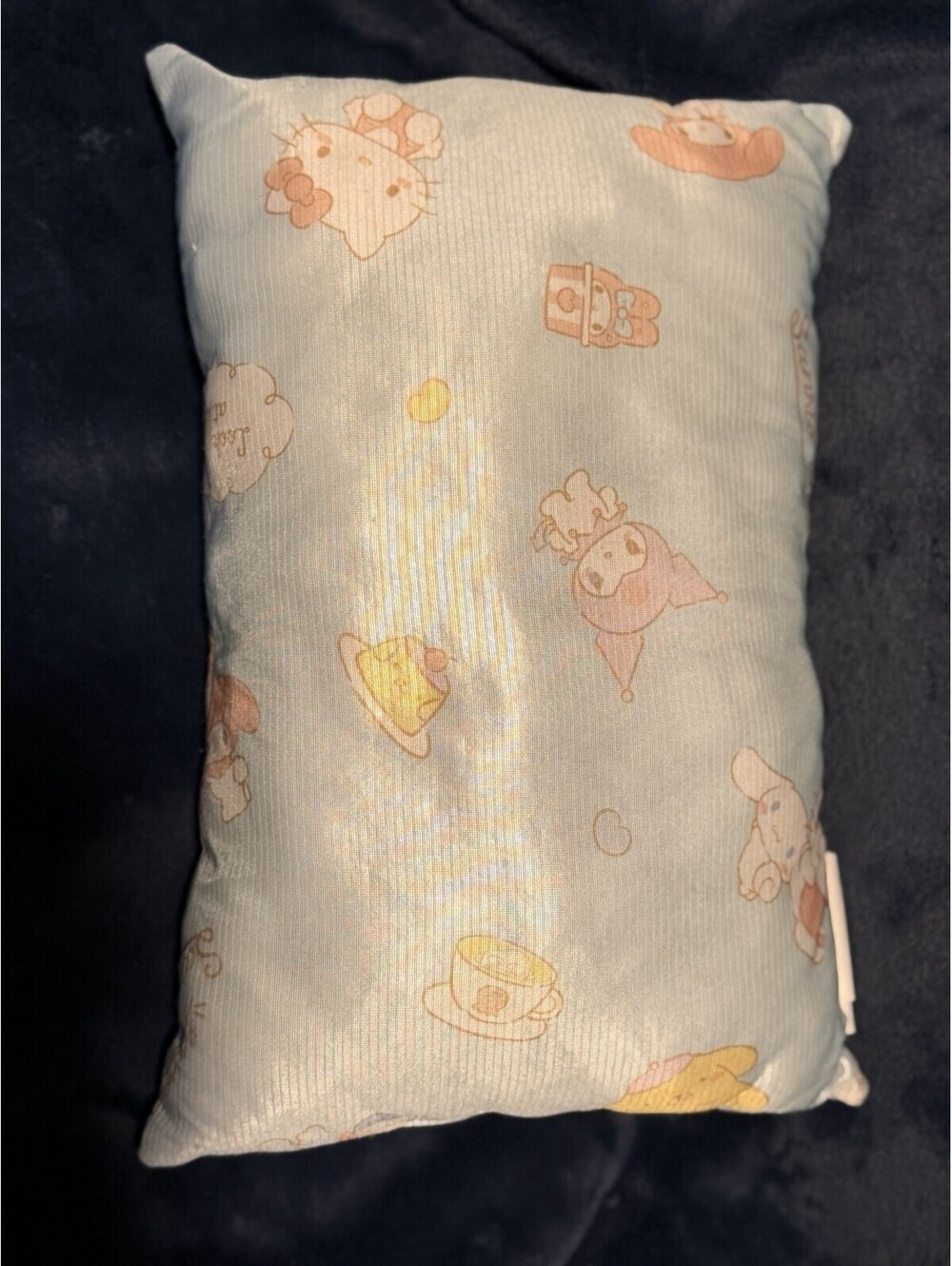 Sanrio Hello Kitty& Friends Cool Pillow  Light Blue Gently Used My Melody